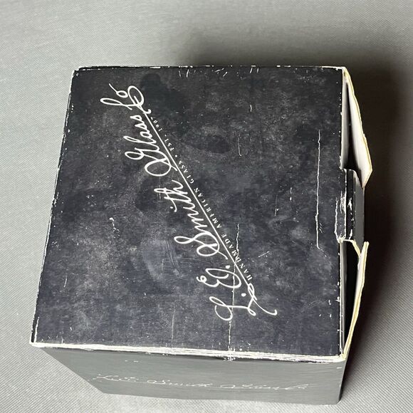 Vintage L.E. Smith Glass Company Box-Only-Covered Rooster - Picture 5 of 12